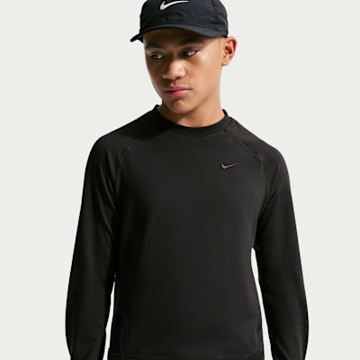 Nike Primary Nano Big Kids' (Boys') Dri-FIT UV Long-Sleeve Crew